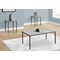 Monarch Specialties Table Set, 3pcs Set, Coffee, End, Black Metal, Grey Laminate, Contemporary, Modern I 7896P - alternate 4
